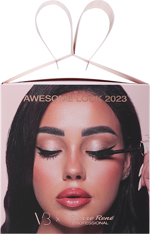 PRZECENA! Zestaw - Pierre Rene Awsome Look 2023 (mascara/10 ml + pencil/1.6 g + lip/liner/0.4 g) * — Zdjęcie N1