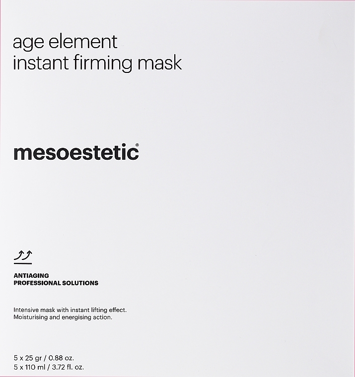 Zestaw - Mesoestetic Age Element Firming (mask gel/5x25g + mask powder/5x110ml)  — Zdjęcie N1