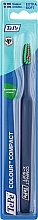 Kup Szczoteczka do zębów, ekstra miękka, niebieska z zielonym włosiem - TePe Colour Compact X-Soft Gul