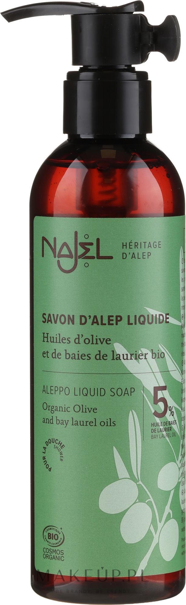 Mydło aleppo w płynie - Najel Aleppo Liquid Soap — Zdjęcie 200 ml
