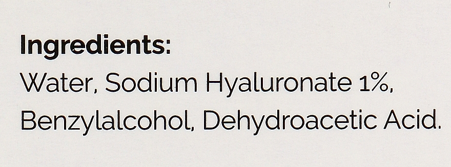 PREZENT! Nawilżające serum przeciwstarzeniowe do twarzy z kwasem hialuronowym - Timeless Skin Care Hyaluronic Acid Pure — Zdjęcie N2