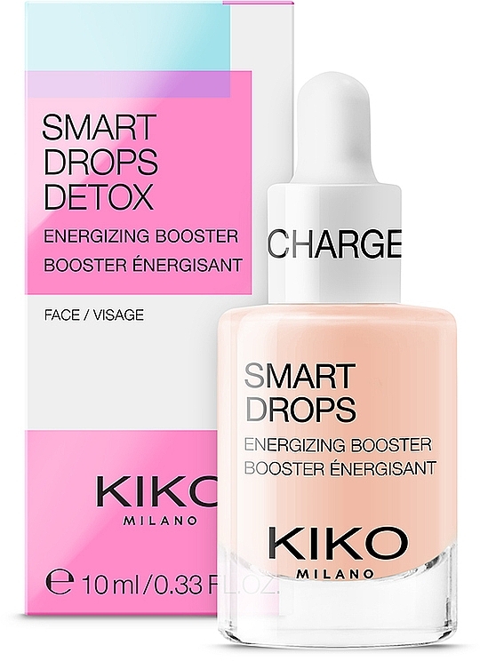 Tonizujący koncentrat do twarzy - Kiko Milano Smart Drops Energizing Booster