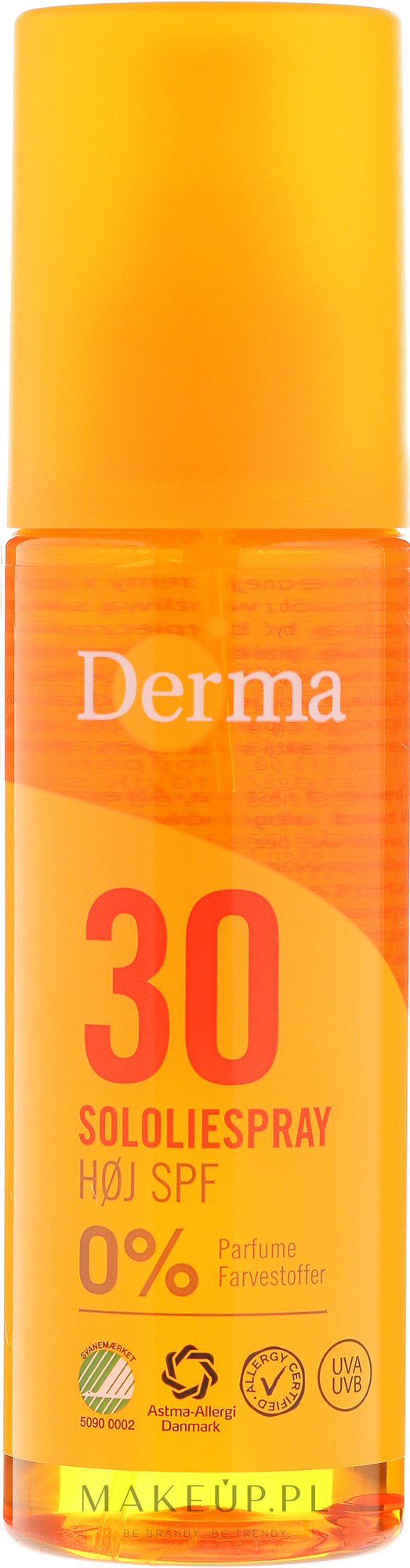 Przeciwsłoneczny olejek do ciała SPF 30 - Derma Sun Sun Oil High — Zdjęcie 150 ml