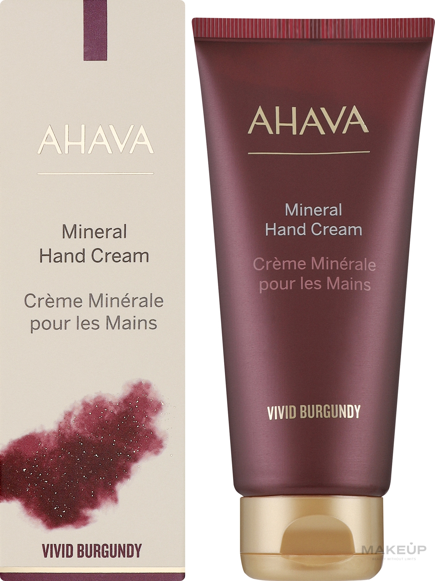 Krem do rąk - Ahava Vivid Burgundy Mineral Hand Cream — Zdjęcie 100 ml