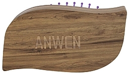 Drewniana mini-szczotka do włosów - Anwen — Zdjęcie N2
