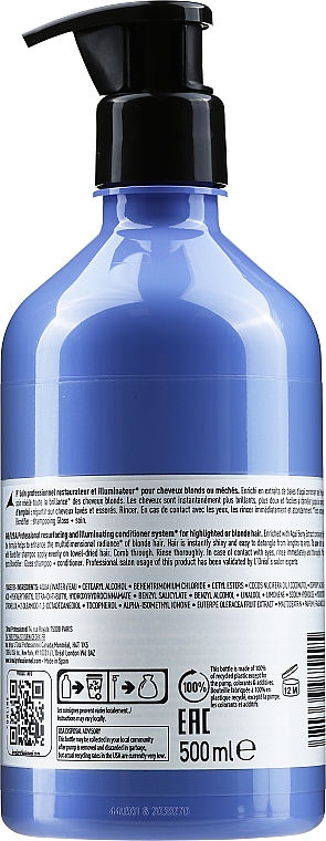 Regenerująca odżywka chroniąca blask włosów - L'Oreal Professionnel Serie Expert Blondifier Illuminating Conditioner — Zdjęcie N8