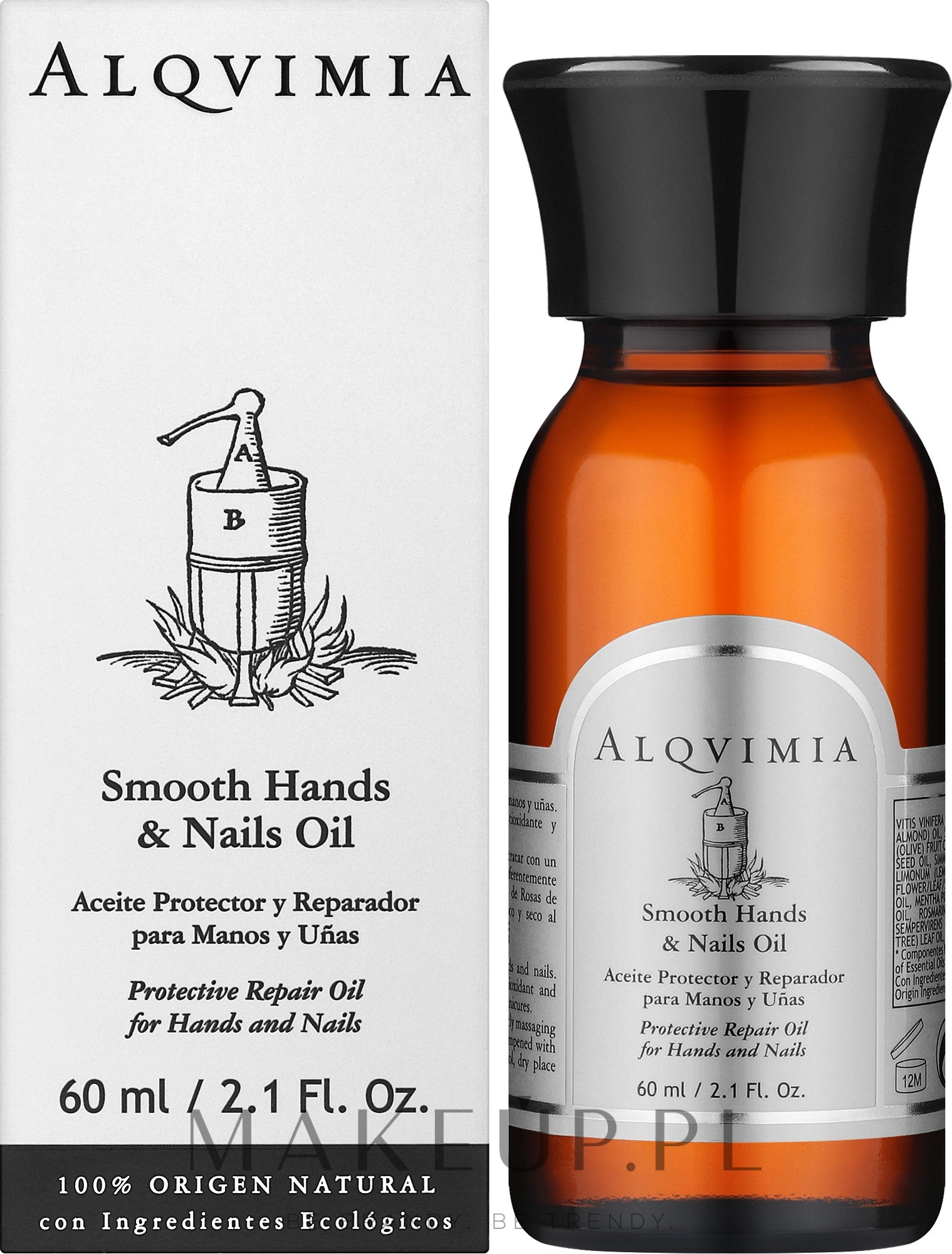 Olejek do rąk i paznokci - Alqvimia Smooth Hands & Nails Oil — Zdjęcie 60 ml
