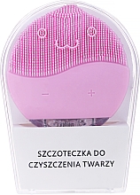 Szczoteczka do czyszczenia twarzy, różowa - Lewer Facial Cleansing Brush Pink — Zdjęcie N2