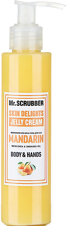 Żelowy krem do ciała i rąk Mandarynka - Mr.Scrubber Body & Hands Cream — Zdjęcie N1