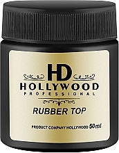 Top coat do lakieru żelowego - HD Hollywood Rubber Top — Zdjęcie N3