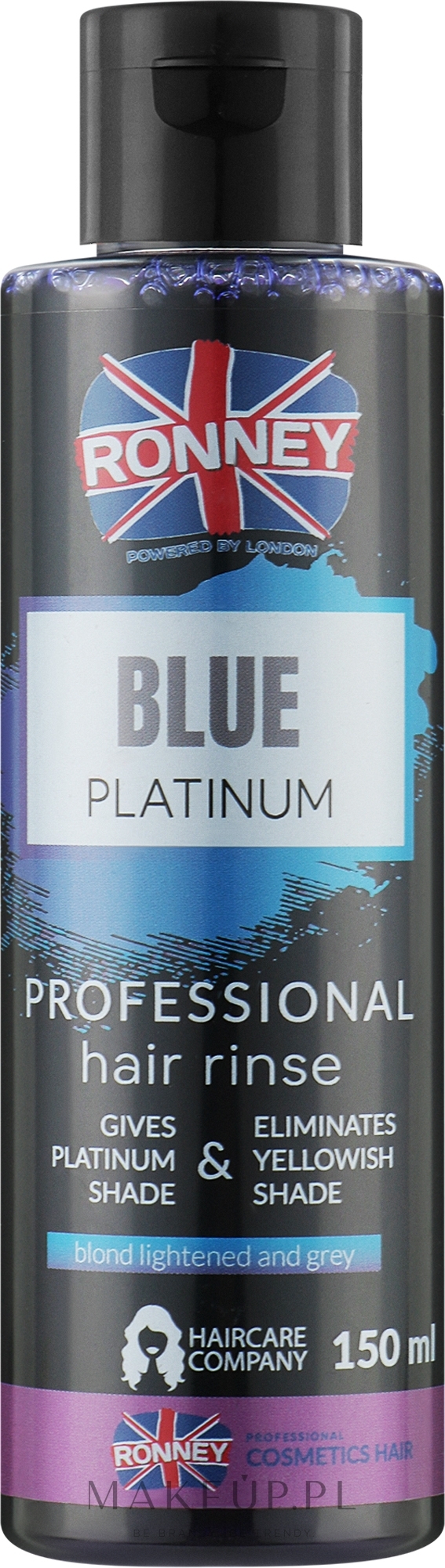Płukanka do włosów - Ronney Professional Blue Platinum Hair Rinse — Zdjęcie 150 ml