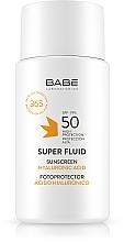 Kup Superfluid do ochrony przeciwsłonecznej każdego rodzaju skóry SPF 50 - Babé Laboratorios Super Fluid