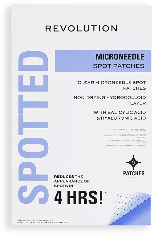 Plastry na trądzik - Revolution Skincare Spotted Microneedle Spot Patches — Zdjęcie N2