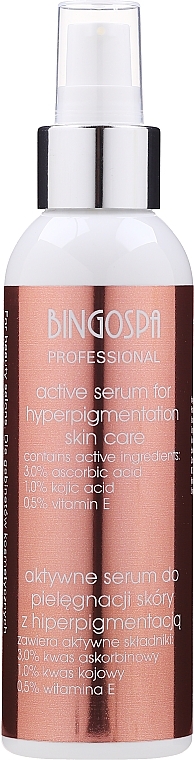 PRZECENA! Żelowe serum do pielęgnacji skóry z hiperpigmentacją - BingoSpa Artline Active Serum Hyperpigmentation Skin * — Zdjęcie N1