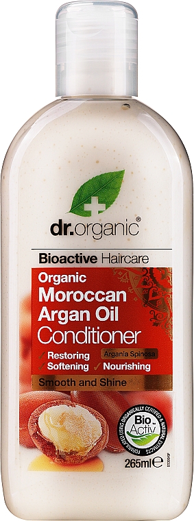 Odżywka do włosów Olej arganowy - Dr Organic Bioactive Haircare Moroccan Argan Oil Conditioner