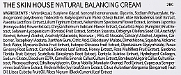 Krem przywracający skórze równowagę - The Skin House Natural Balancing Cream — Zdjęcie N3