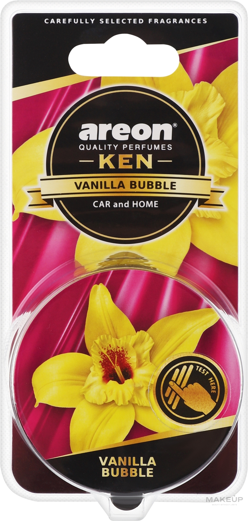 Odświeżacz powietrza w blistrze Vanilla Bubble - Areon Gel Ken Blister Vanilla Bubble — Zdjęcie 30 g