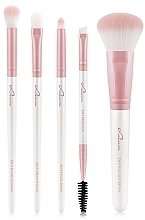 Zestaw pędzli do makijażu, 5 szt. - Luvia Cosmetics Daily Selection Prime Vegan Candy Brush Set — Zdjęcie N1