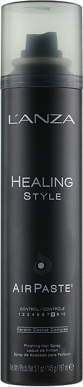 PRZECENA! Pasta w sprayu do stylizacji włosów - L'anza Healing Style Air Paste Finishing Hair Spray * — Zdjęcie N1