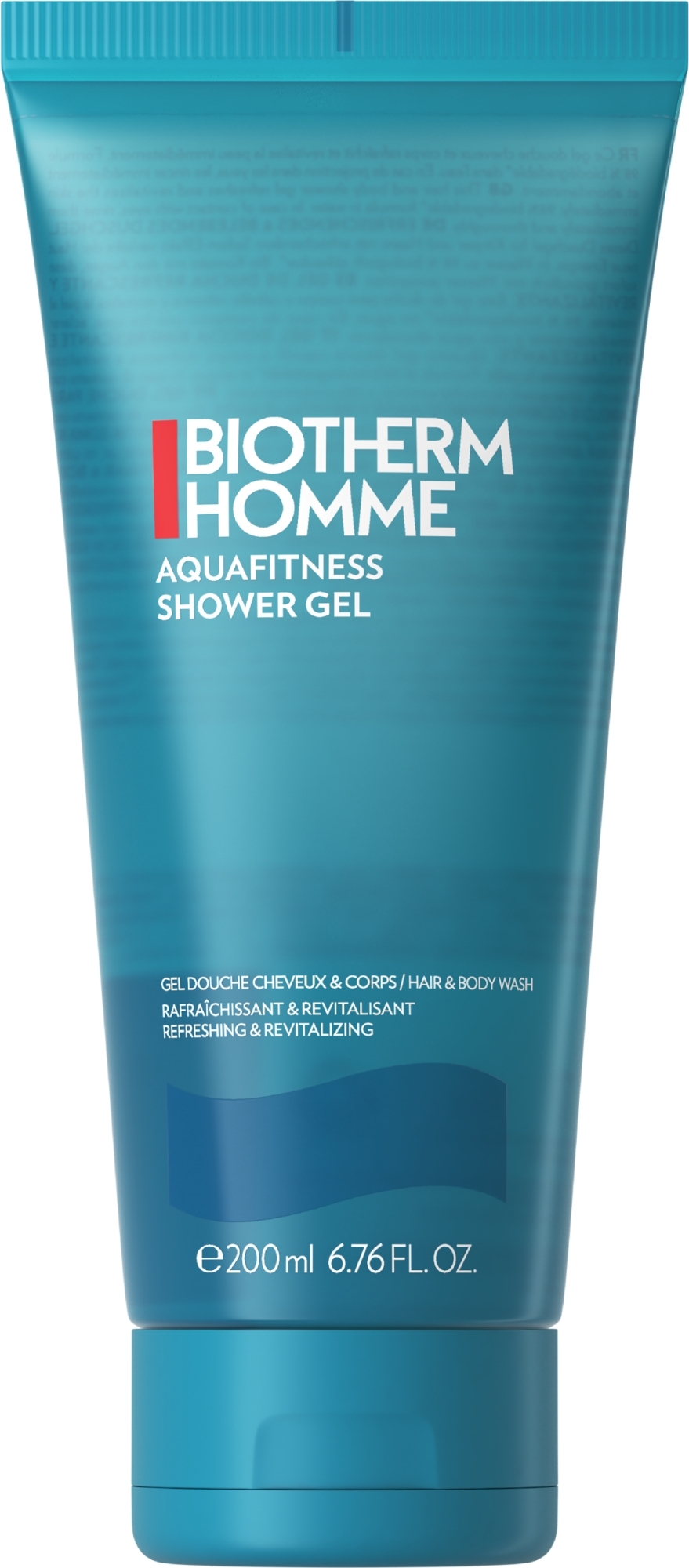 Żel do mycia ciała i włosów dla mężczyzn - Biotherm Homme Aquafitness Shower Gel Body & Hair — Zdjęcie 200 ml