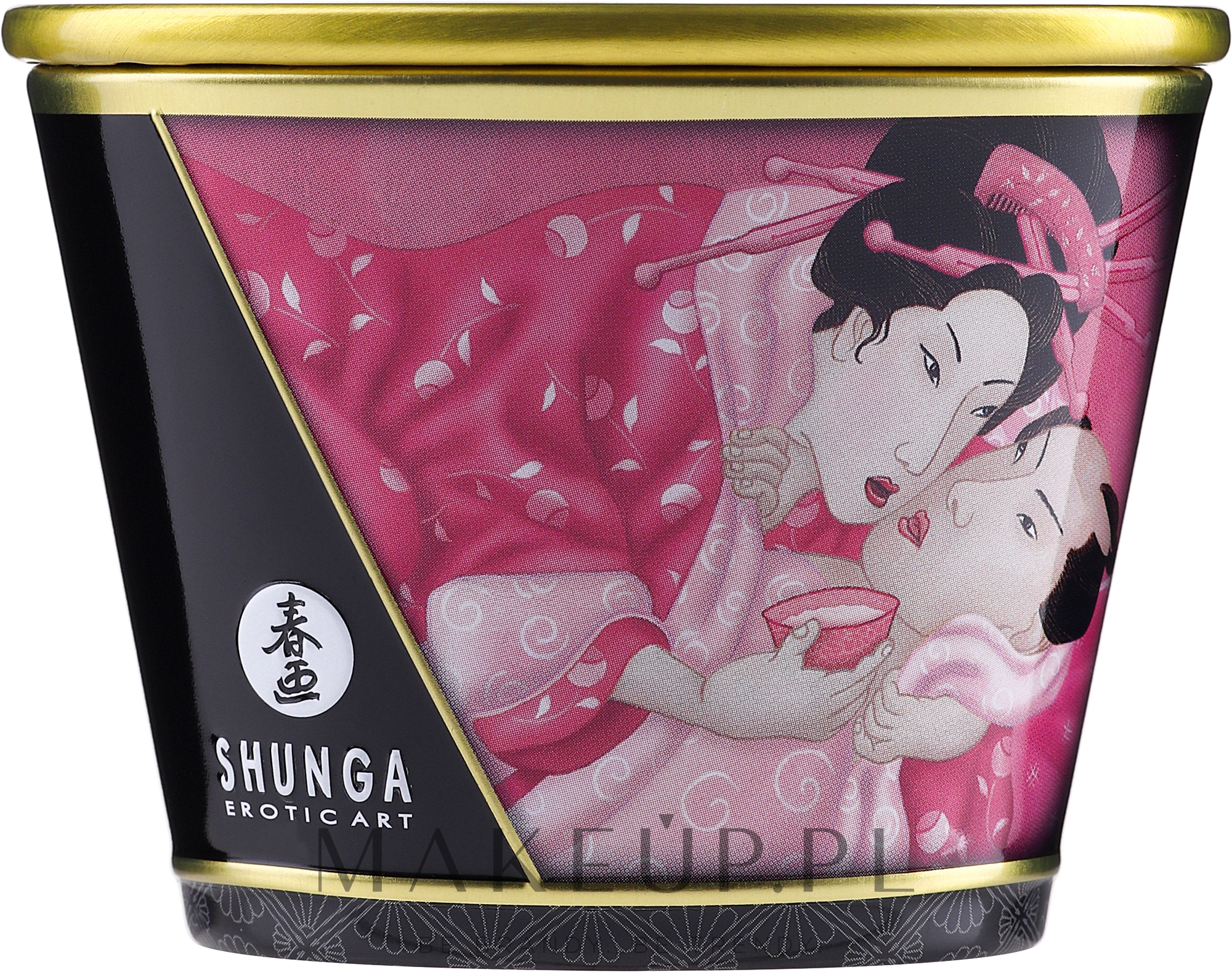Świeca do masażu Płatki róż - Shunga Massage Candle Rosa Petals — Zdjęcie 30 ml