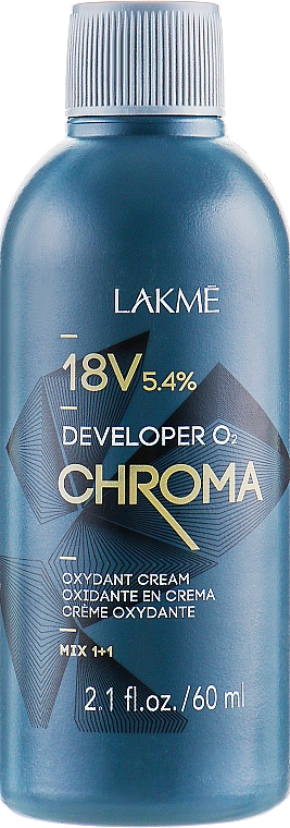 Oksydant w kremie 5,4% (18 vol.) - Lakmé Chroma Developer 02 Oxydant Cream — Zdjęcie N1