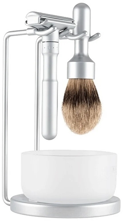 Zestaw do golenia - Merkur Shaving Set Futur 750 (razor/1pc + shaving/brush/1pc + acc/2pcs) — Zdjęcie N1
