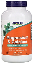 Suplement diety Magnez i Wapń - Now Foods Magnesium & Calcium — Zdjęcie N4