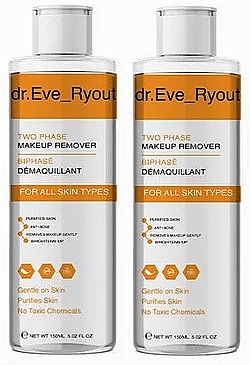 Zestaw - Dr. Eve_Ryouth Refreshing And Hydrating Micellar Water 2 in 1 Duo (micell/water/2x150ml) — Zdjęcie N1