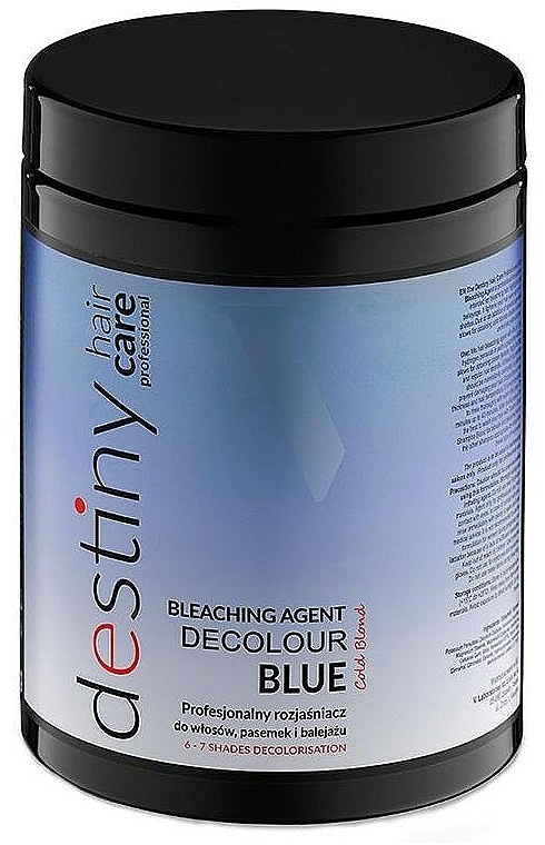 Profesjonalny rozjaśniacz do włosów Niebieski - V.Laboratories Destivii Bleaching Agent Decolour Blue — фото N1
