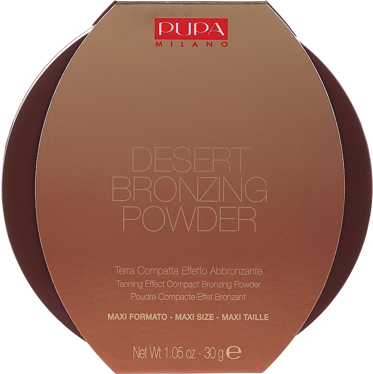 Puder brązujący w kompakcie - Pupa Desert Bronzing Powder — Zdjęcie N1