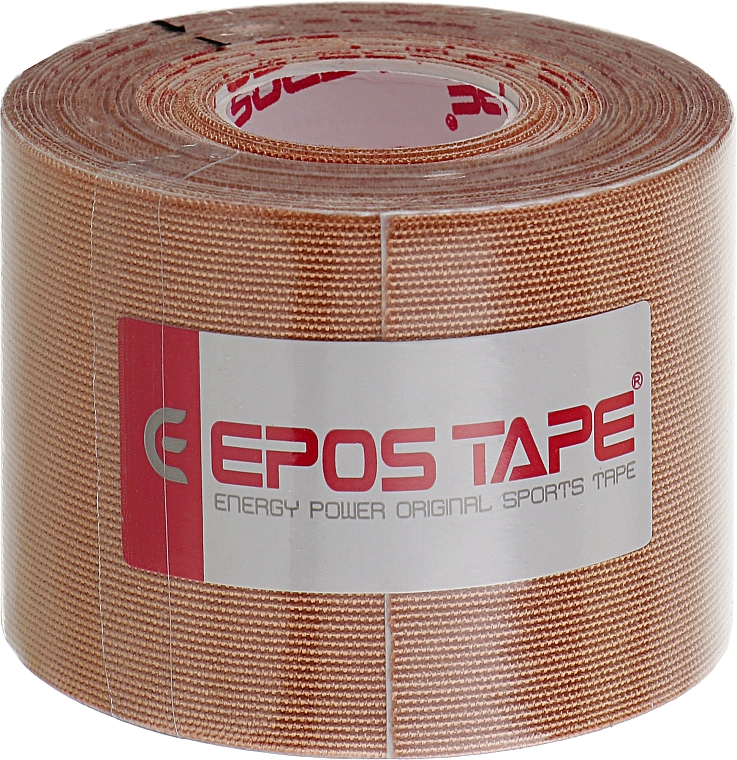 Taśma Kinesio Beżowa - Epos Tape Rayon — Zdjęcie N1
