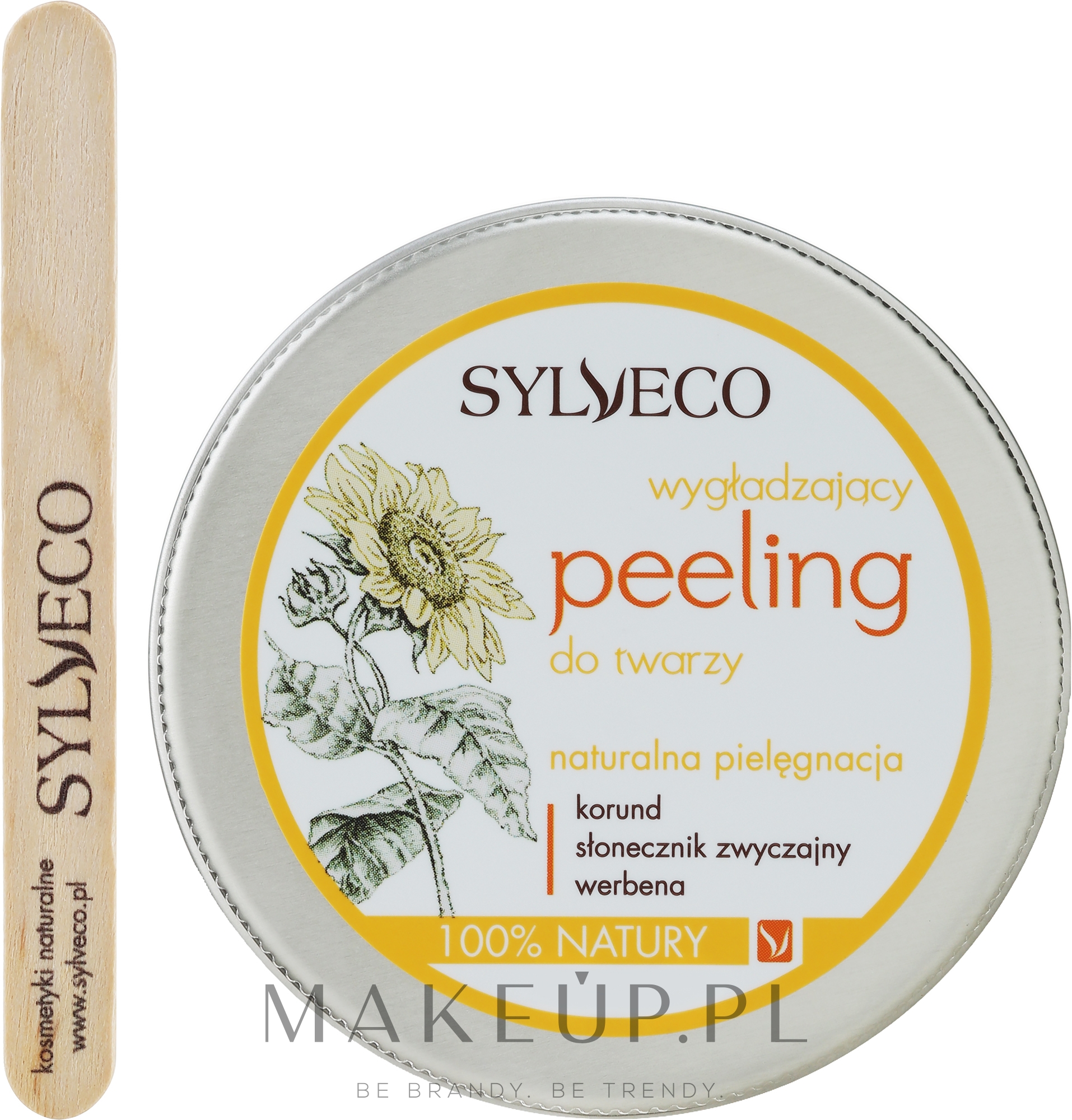 Wygładzający peeling do twarzy - Sylveco — Zdjęcie 85 g