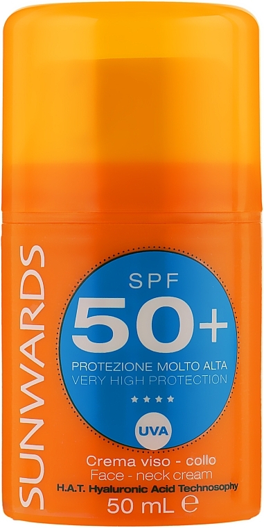 Krem do twarzy i szyi z bardzo wysoką ochroną przeciwsłoneczną - Synchroline Sunwards Face cream SPF 50+ — Zdjęcie N2