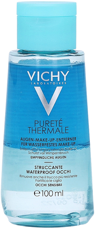 Dwufazowy płyn do demakijażu oczu - Vichy Pureté Thermale Waterproof Eye Make-Up Remover — Zdjęcie N4