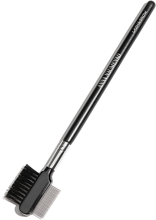 Grzebień-szczoteczka do brwi i rzęs - Anna Naumenko Brow Brush — Zdjęcie N1