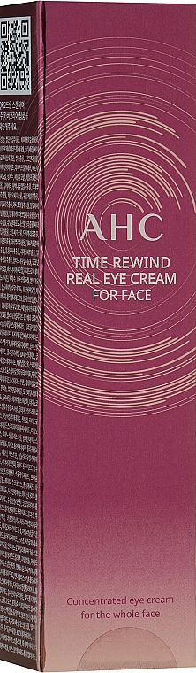 Peptydowy krem przeciwstarzeniowy do okolic oczu - AHC Time Rewind Real Eye Cream For Face