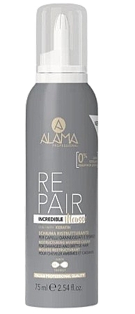 Mus do włosów zniszczonych - Alama Repair Incredible Mousse — Zdjęcie N1