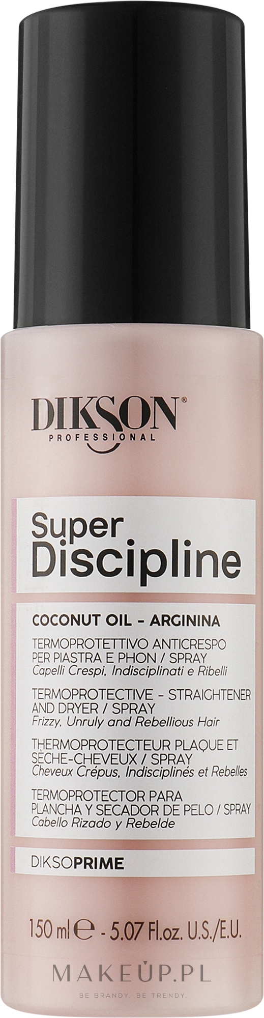 Termoochronny spray do włosów niesfornych - Dikson Super Discipline Sprey — Zdjęcie 150 ml