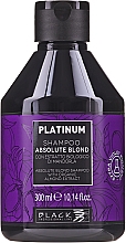 Kup Szampon do włosów blond z organicznym ekstraktem z migdałów - Black Professional Line Platinum Absolute Blond Shampoo