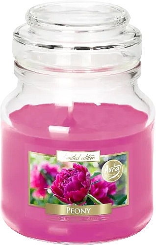 Świeca zapachowa w szkle Peony - Bispol Limited Edition Scented Candle Peony — Zdjęcie N1