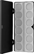 Pusta paleta cieni, prostokątna - PNB Palette Case Black & White — Zdjęcie N2