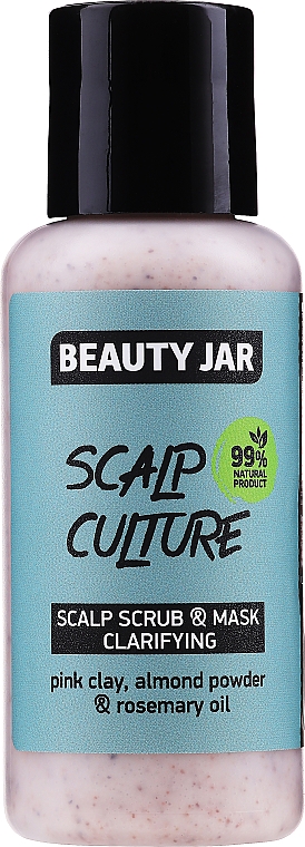 Oczyszczająca maseczka peelingująca do skóry głowy - Beauty Jar Scalp Culture Clarifying Scrub & Mask