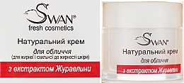 Krem do twarzy z ekstraktem z żurawiny - Swan Face Cream — Zdjęcie N2
