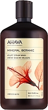 Krem pod prysznic Hibiskus i figi - Ahava Mineral Botanic Velvet Cream Wash Hibiscus & Fig — Zdjęcie N1