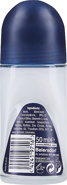 Antyperspirant w kulce dla mężczyzn - NIVEA MEN Active Energy Deodorant Roll-On  — Zdjęcie N3