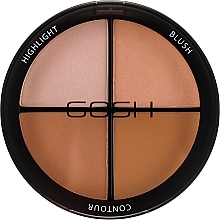 Paleta do konturowania 4 w 1 - Gosh Copenhagen Contour’n Strobe Kit — Zdjęcie N2