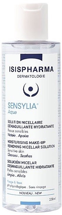 Nawilżający płyn micelarny do demakijażu dla skóry wrażliwej i odwodnionej - Isispharma Sensylia Aqua Moisturizing Make-up Removing Micellar Solution — Zdjęcie N1