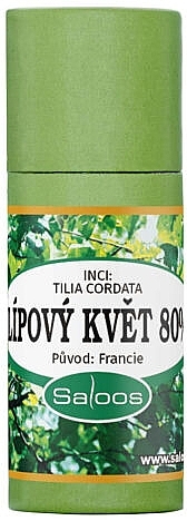 Olejek eteryczny z kwiatu lipy 80% - Saloos Essential Oil Linden Flower 80% — Zdjęcie N1