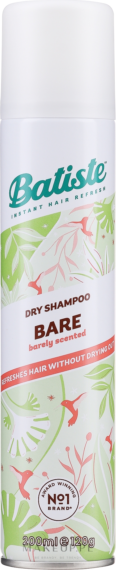 Suchy szampon - Batiste Dry Shampoo Natural & Light Bare — Zdjęcie 200 ml